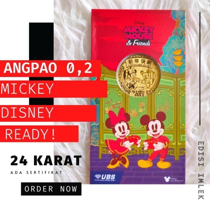 

Miliki Angpao Imlek Mickey Mouse Ubs Disney