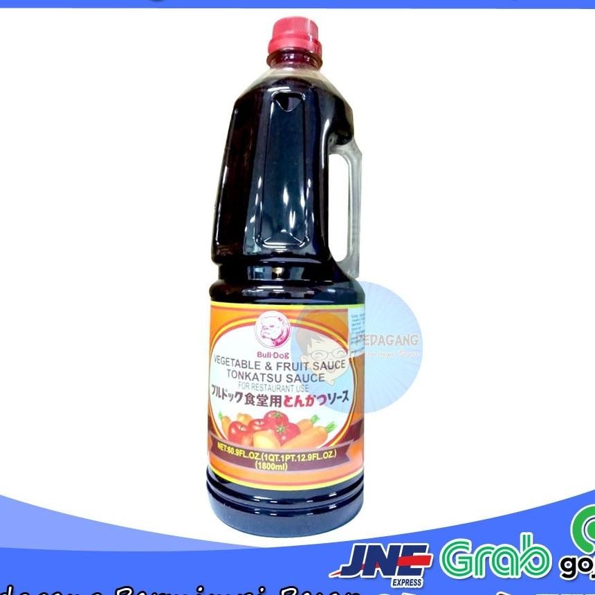

Bulldog Vegetable & Fruit Sauce Tonkatsu Sauce 1,8L | Saus Tonkatsu