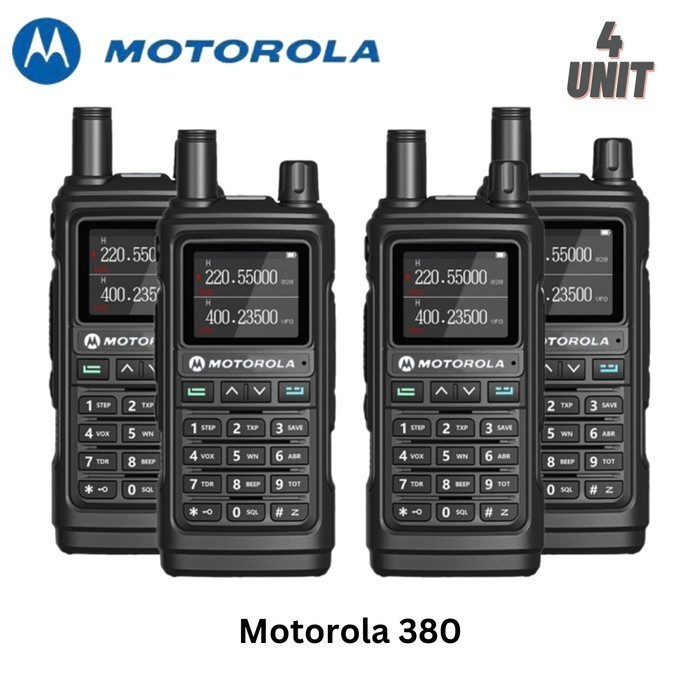 PAKET 4 UNIT HT MOTOROLA HX 380 WATERPROOF MOTOROLLA HX380 TAHAN AIR