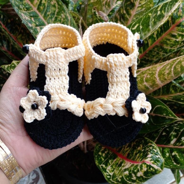 "Potongan Harga" sepatu sendal bayi perempuan rajut prewalker kekinian lucu cantik murah bisa custom ||