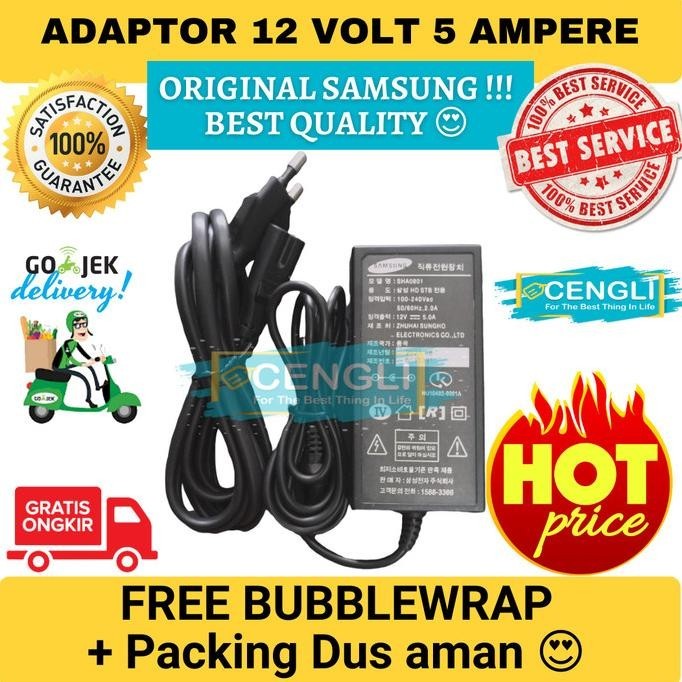 Adaptor 12v 5A/ Adaptor 5A 12v / Adaptor 5 Ampere 12 Volt