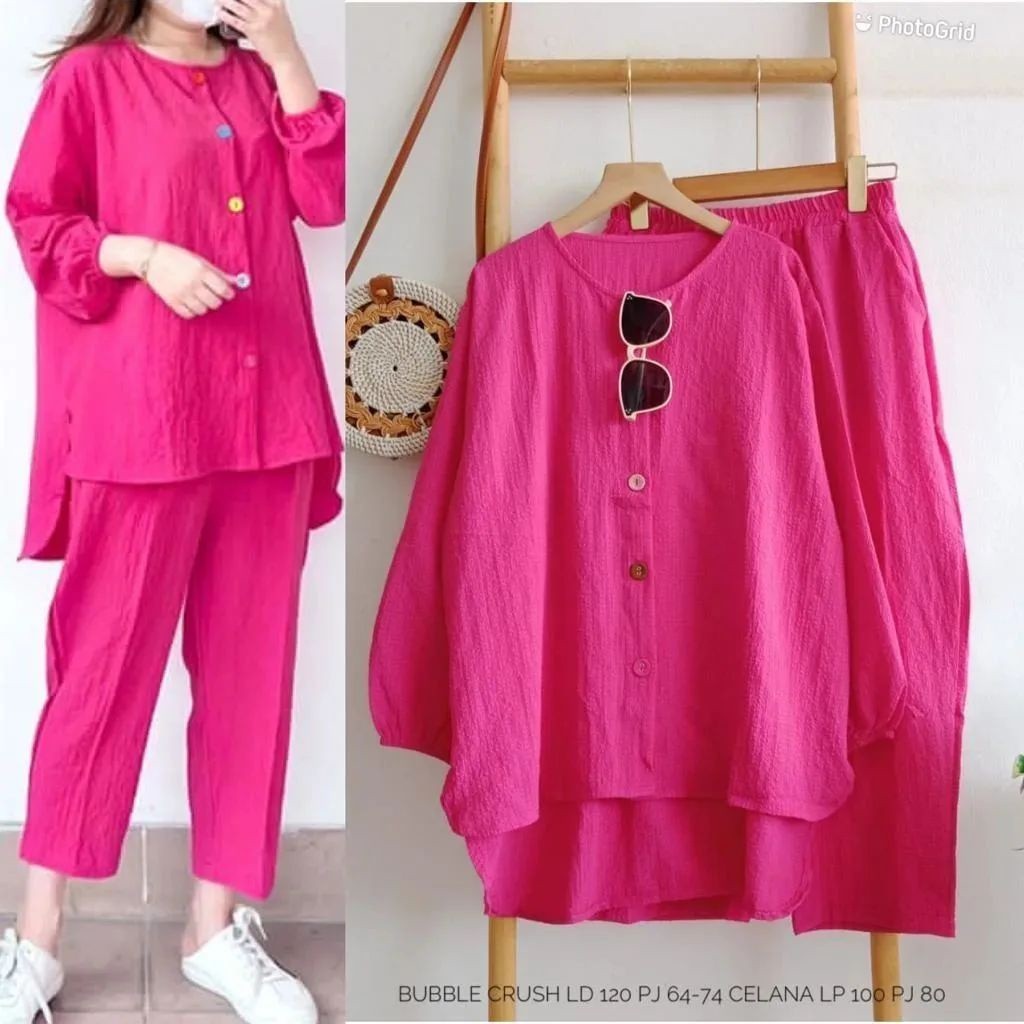 Wan Set Wsnita Setcel Korean Set Celana Wanita Import Premium New Ready Stock Dewasa Oneset Korean H