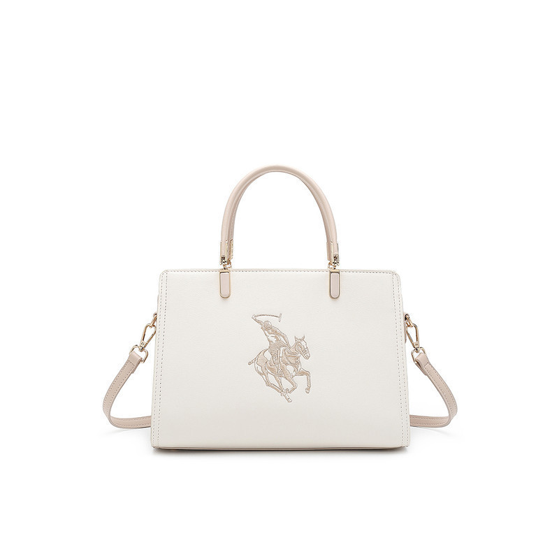 Swiss Polo Top Handle Bag / Sling Bag / Crossbody Bag (Tas Selempang / Tas Tangan) - Aprikot Wanita 