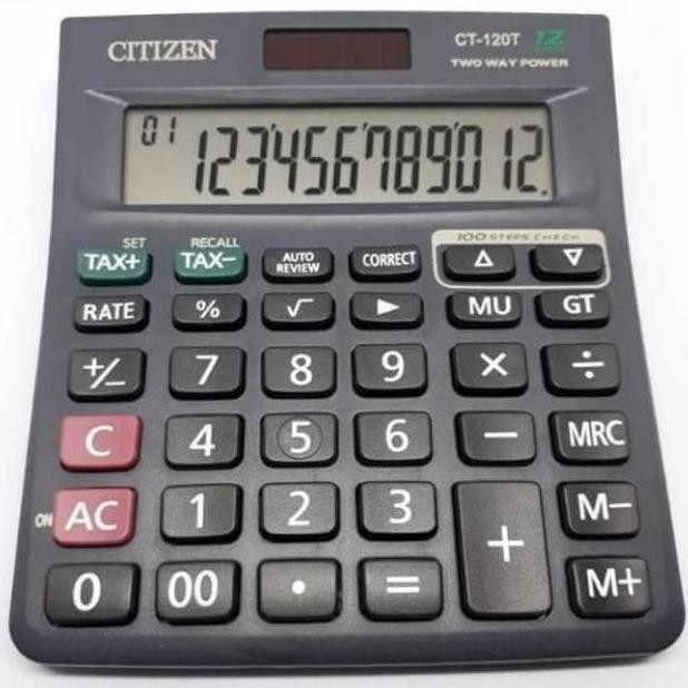 

Update - Kalkulator Dagang Ukuran Besar Citizen CT-120T 12 Digit 112 ST