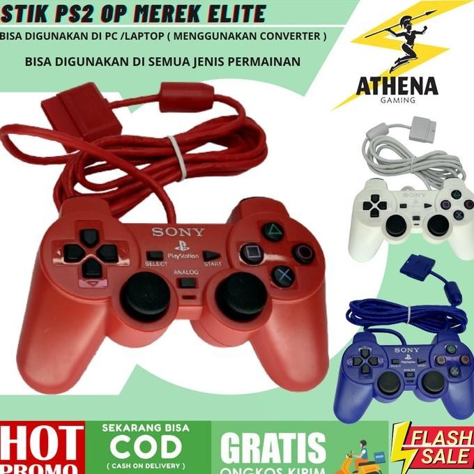 Terbaru Stick Stik PS 2 Ps2 OP Ori Pabrik Elite Warna ~