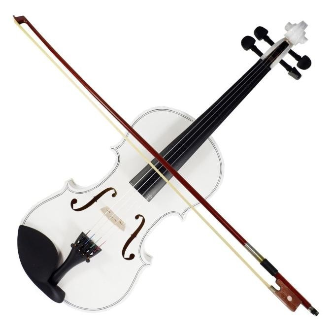 Terlaris Biola Violin 4/4 Full Solid Wood Lespoir Hardcase Bow Rosin Vl-44W Terbaik