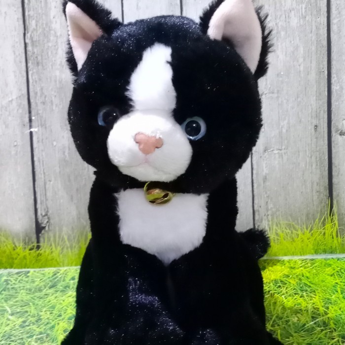 BONEKA KUCING HITAM LUCU