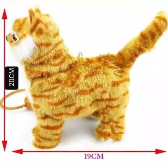 BONEKA MAINAN KUCING DANCING MUSIK BERJALANAN BONEKA KUCING MUSIC