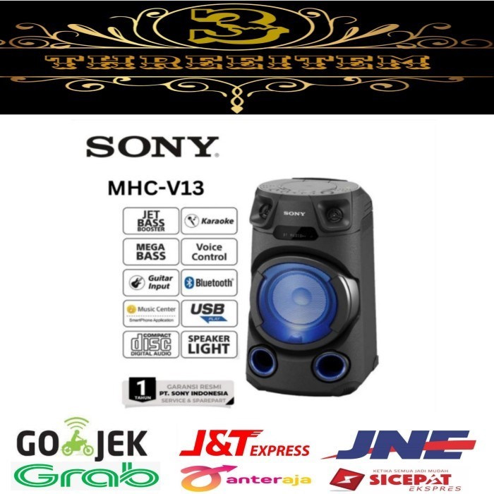 SPEAKER MULTIMEDIA SONY MHC-V13 HIGH POWER BLUETOOTH AUDIO SYSTEM