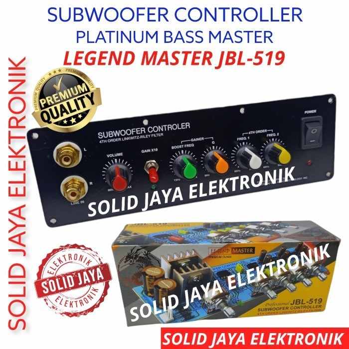 TONE CONTROL AKTIF SUBWOOFER SUB CONTROLLER LEGEND MASTER JBL519 JBL
