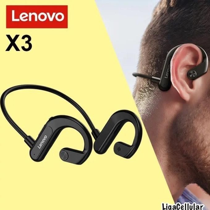 Earphone Sport Lenovo X3 Bluetooth Wireless Running Headset