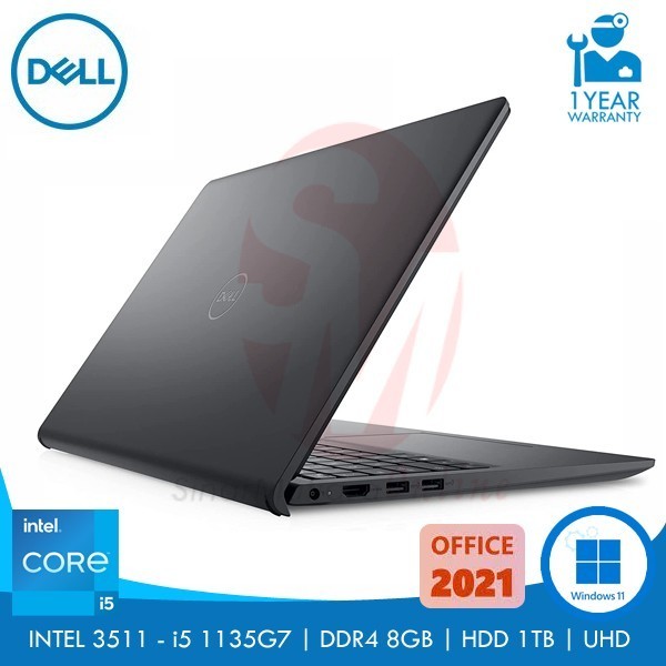PROMO NOTEBOOK DELL INSPIRON 3511 I5 1135G7 8GB 1TB 15.6 UHD WIN11+OHS 2021 #ORIGINAL