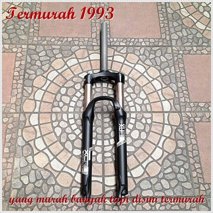 FORK GARPU SR SUNTOUR XCR 27.5" ANGIN T120 HITAM DISC ONLY Sparepart Sepeda Termurah