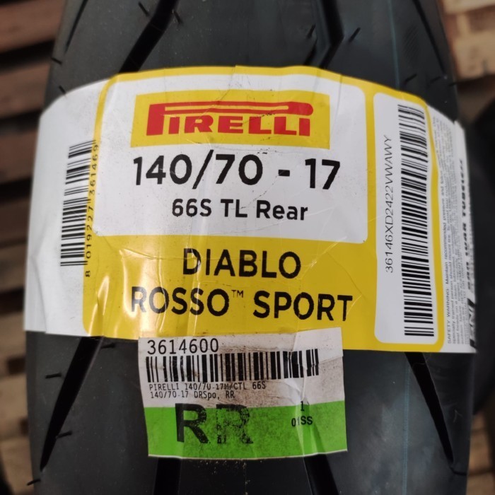 Ban Pirelli Diablo Rosso Sport 140/70 17
