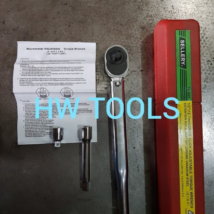 Kunci Torsi / Kunci Momen Sellery / Torque Wrench 98-805 Sellery