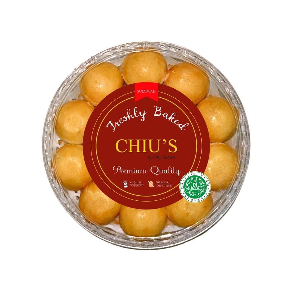 

Chiu'S Kue Kering Vegan / Vegetarian Tanpa Telur Nastar Nanas