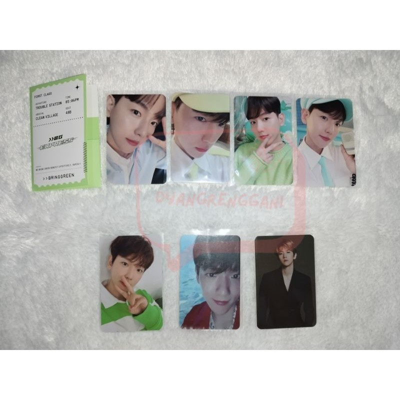 EXO BAEKHYUN PC BRING GREEN BAMBI LIGHTSTICK