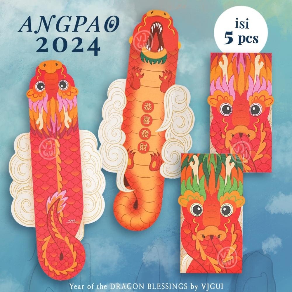 

Penawaran Unik" Angpao Imlek 2024 Dragon Angpau Naga Amplop CNY Sincia ||