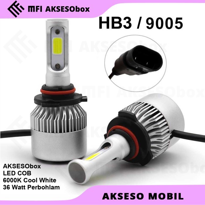 LAMPU JAUH INNOVA REBORN LED HB3 INNOVA REBORN HIGH BEAM 9006 32W 2PCS