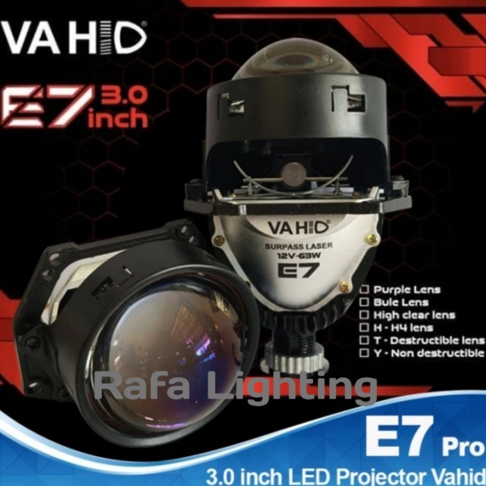 BI-LED E7 SURPASS LASER BLUE HD LENS ORIGINAL VAHID