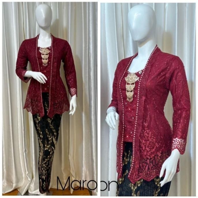 KEBAYA KUTU BARU MODERN/KEBAYA PESTA/KEBAYA WISUDA SIZE M-XXL