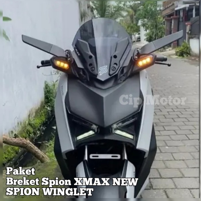 Breket Spion NEW XMAX Connected 2023 Paket Spion Winglet New Xmax