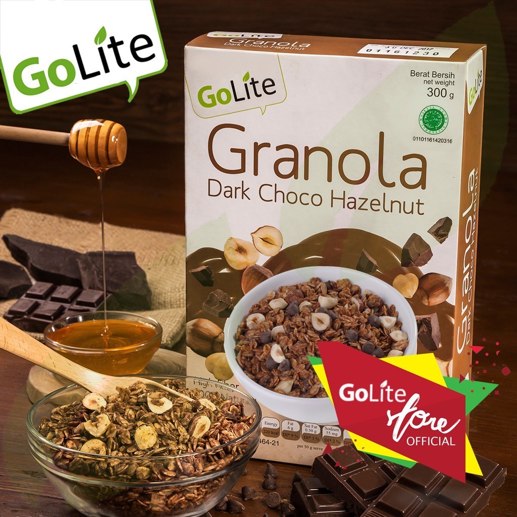 

Granola Golite Dark Choco Hazelnut Toasted Muesli 300G