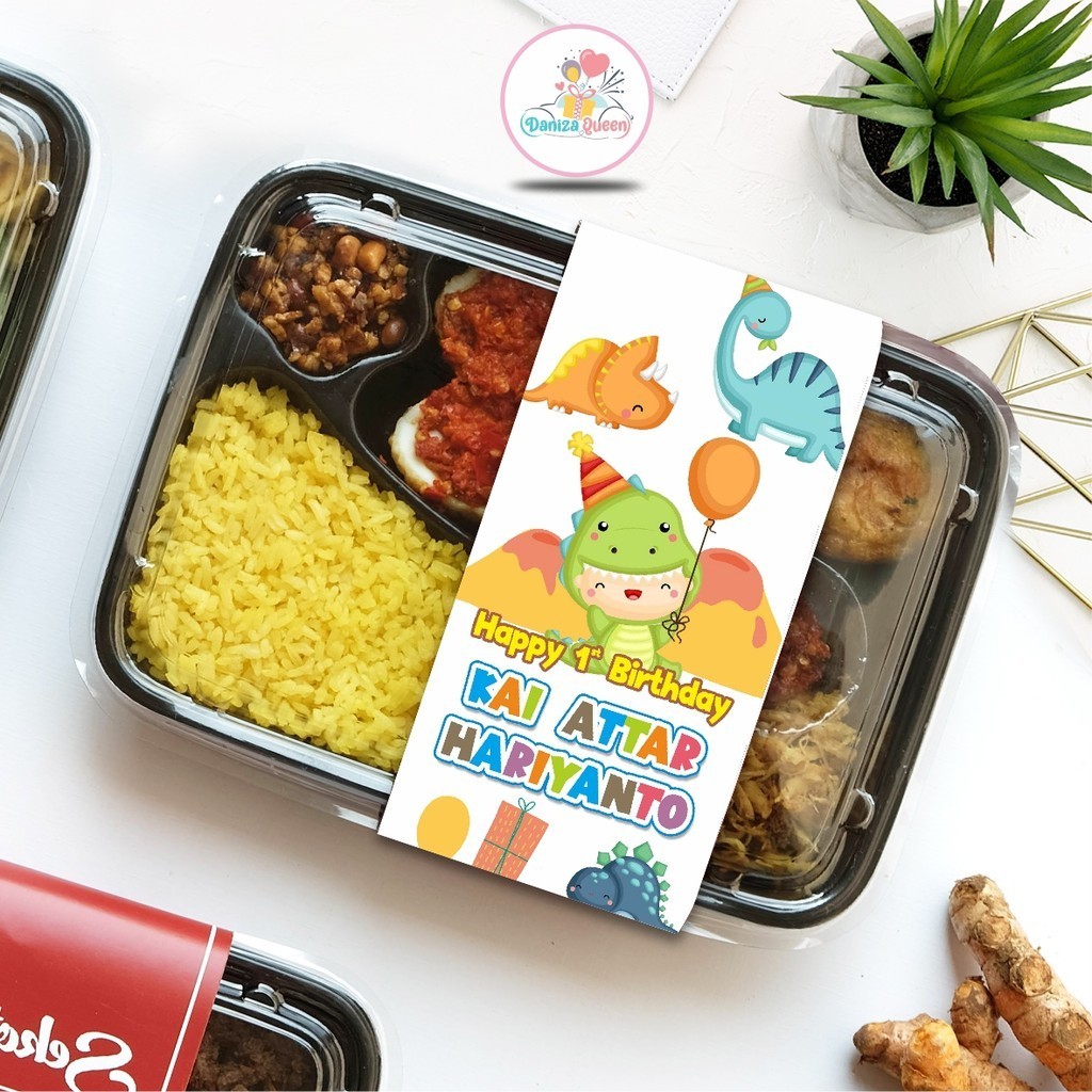 Paperbelt Aqiqah Khitan Syukuran Tedhak Siten Baby Born | Stiker PaperBelt Box Hampers Aqiqah Khitan