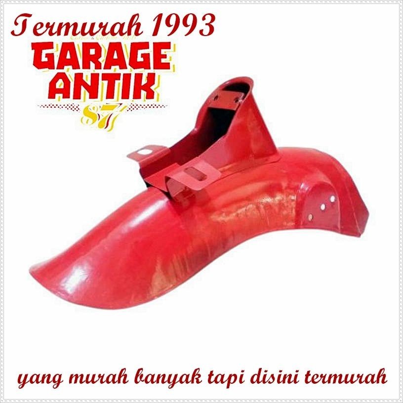 Buntut spakbor belakang c70 merah Sparepart Motor Jadul