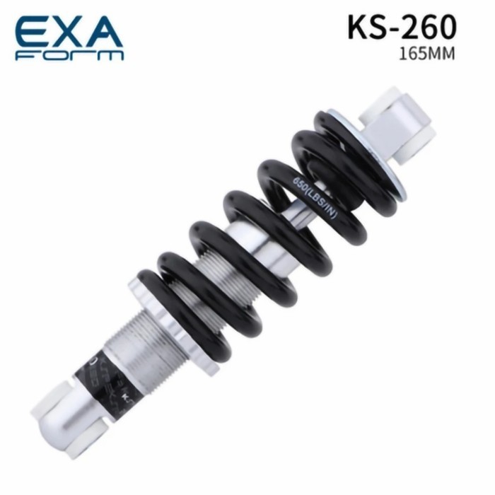 KS 260 REAR SHOCK 165MM REARSHOCK COIL SPRING 165 MM BELAKANG SEPEDA