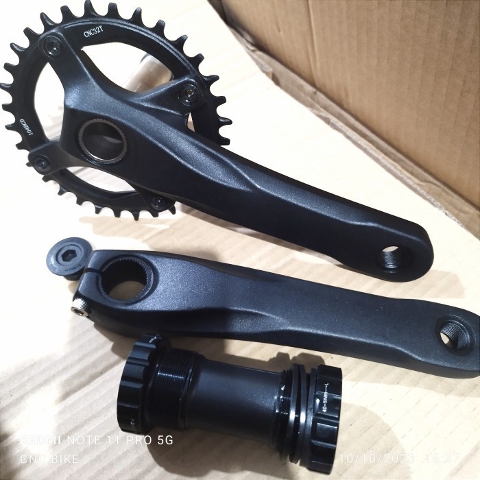 CRANK SET SINGLE CHAINRING HOLLOWTECH 2 HT2 NO SHIMANO DEORE XT 32T