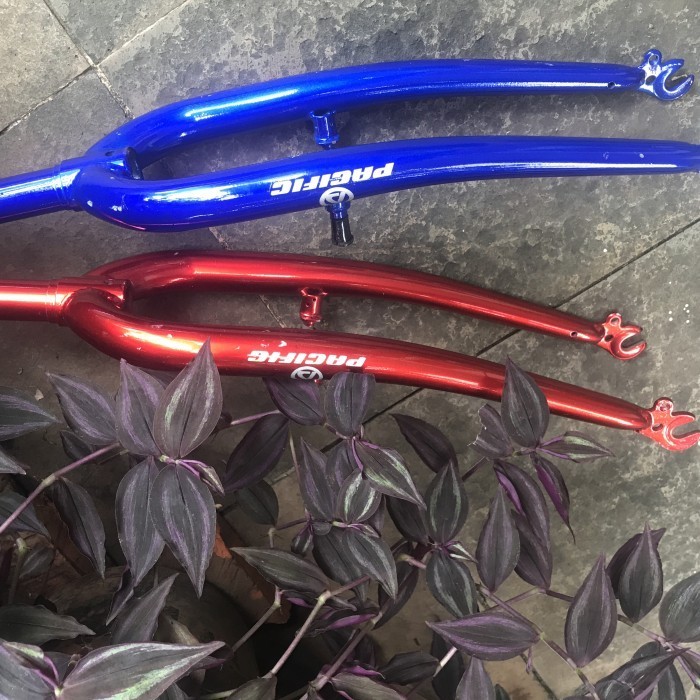 FORK GARPU SEPEDA MTB 24 METALIK LAS ARGON