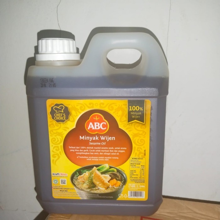 

Abc Nyak Wijen Jerigen 1 Liter / Sesame Oil