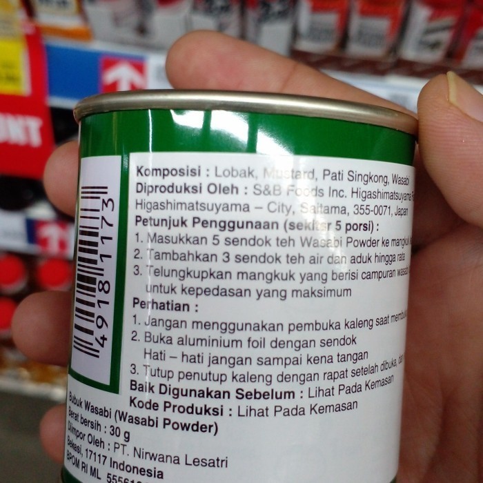 

Wasabi Powder Kemasan Kaleng 30Gram