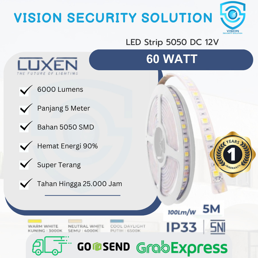 Luxen LED Strip DC 12V 60 Watt