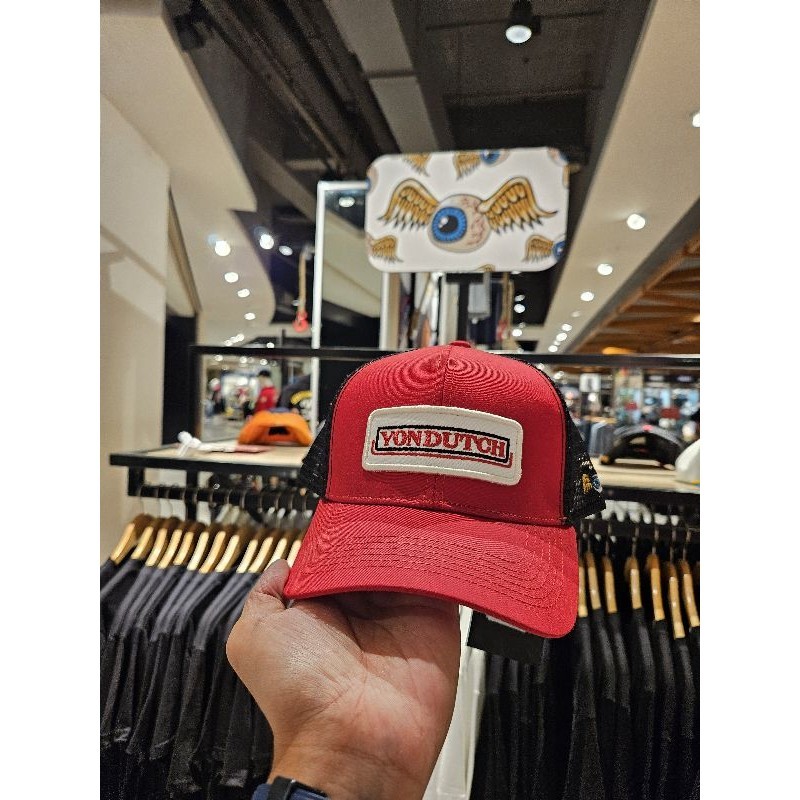 New Arrival Vondutch Cap Men - Von Dutch Topi Pria Original - Red