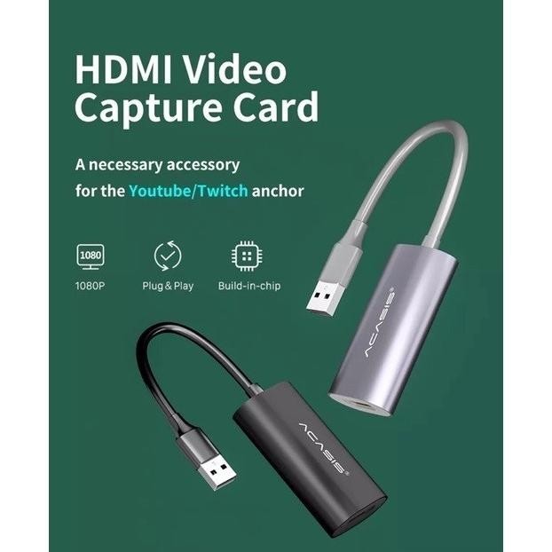 Acasis video capture card 60fps 1080p-acasis hd31