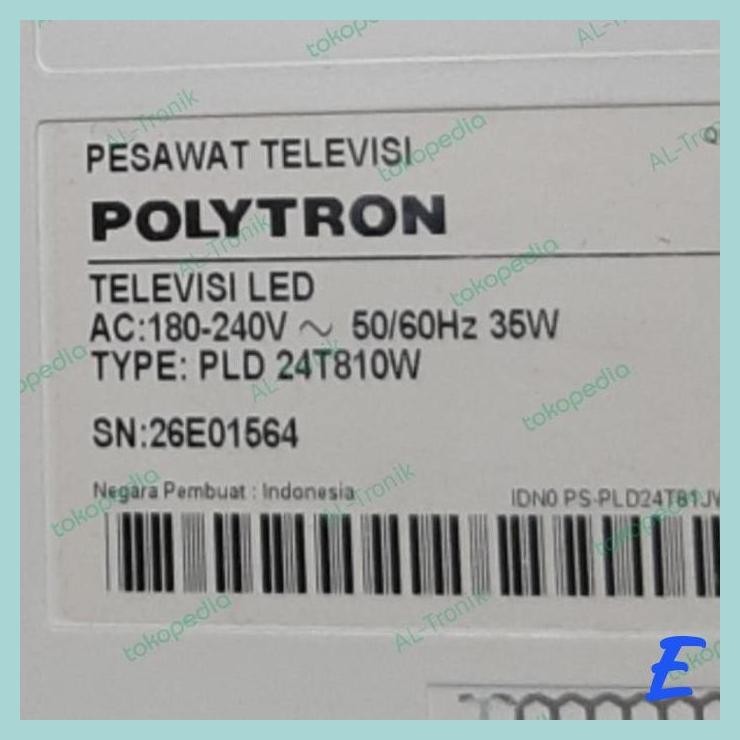 | ATR | POWER SUPLAY TV LED POLYTRON 24 INCH TYPE PLD24T810W PSU PLD 24T810W