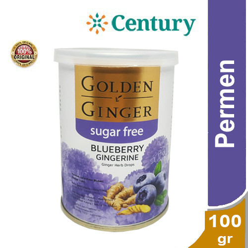 

GOLDEN GINGER SF BLUEBERRY 100GR / PERMEN / TENGGOROKAN / PELEGA MULUT