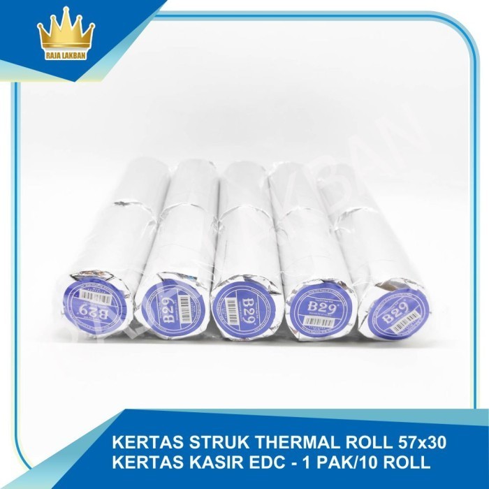 

Terlaris Kertas Struk Thermal Roll 57 X 30 Kertas Kasir Edc Hasil Hitam Pekat ! Promo Terbaru