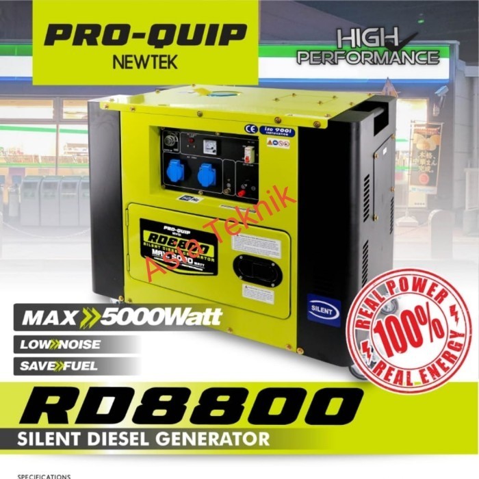 Genset Silent Diesel 5000 Watt Real Power Termurah