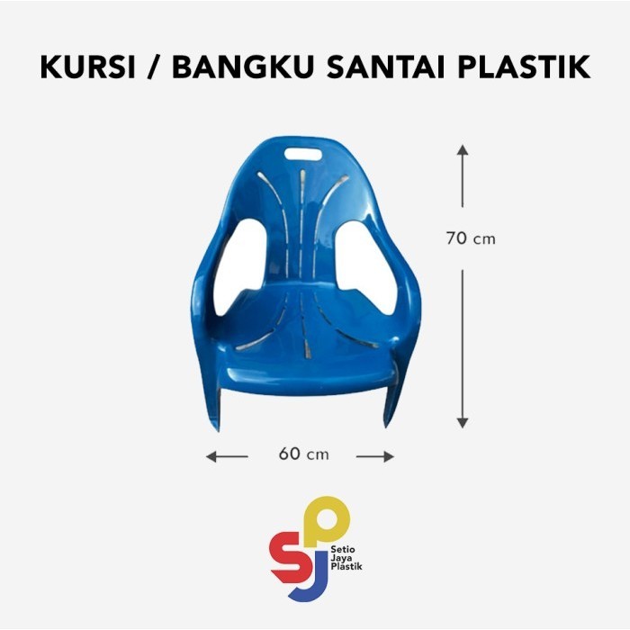 Kursi Plastik / Bangku Plastik / Kursi Sandaran Santai