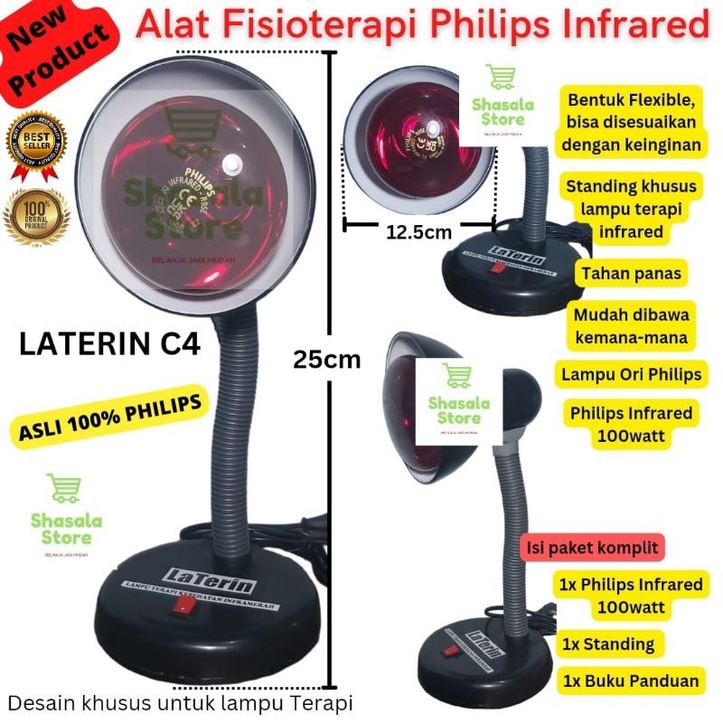 [] Alat fisioterapi set Lampu Terapi infra red infra merah infrared Terapi otot sendi pegal stroke