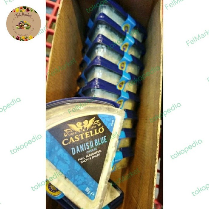

Keju Castello Danish Blue Cheese Keju Danish Blue 100 grm -fo1