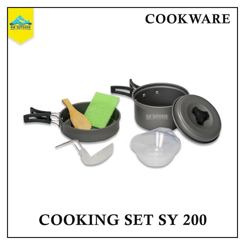 COOKINGSET PANCI ALAT MASAK CAMPING OUTDOOR DS 200 SY 200 PANCI GUNUNG