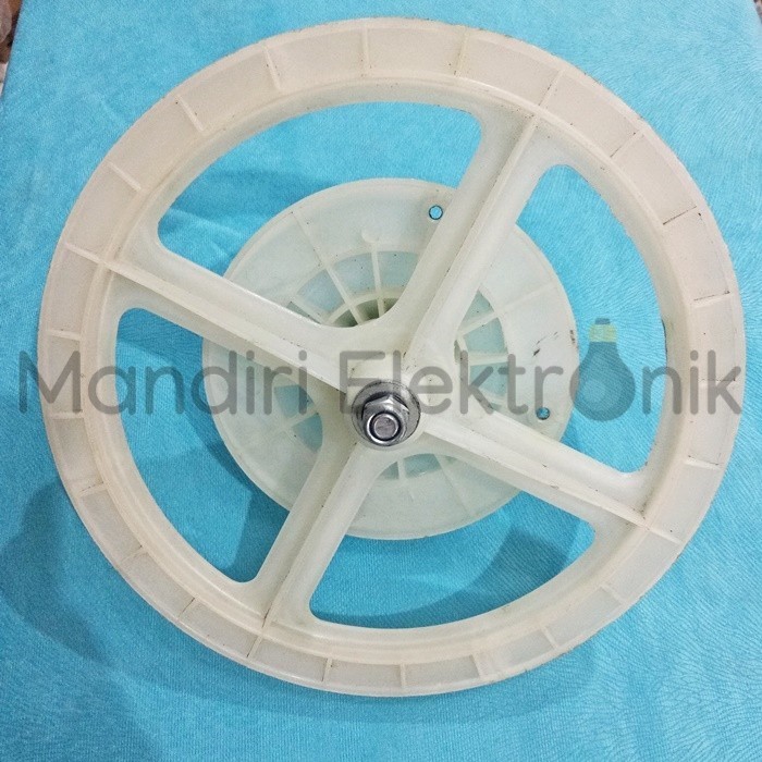 Gearbox Mesin Cuci Sanken + Pully Mesin Cuci Sanken 2 Tabung Best