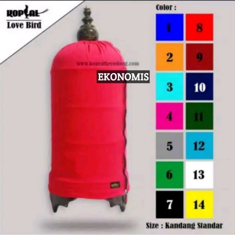 KERODONG KOPRAL LOVE BIRD  ( KOPRAL ECONOMIS ) KRODONG KOPRAL