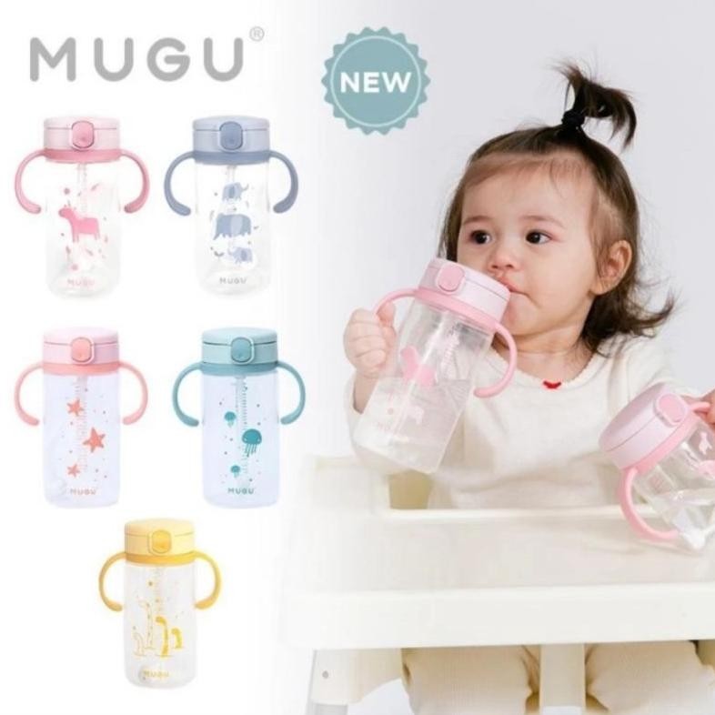 New Promo Sedotan Pengganti Botol Minum Mugu Training Bottle 220ml / Replacement Straw 330ml Mugu St