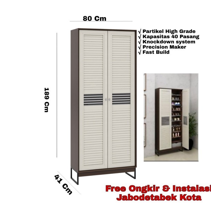 Lemari Sepatu Tempat Yimpanan Sepatu Sr 2119 Viral Graver