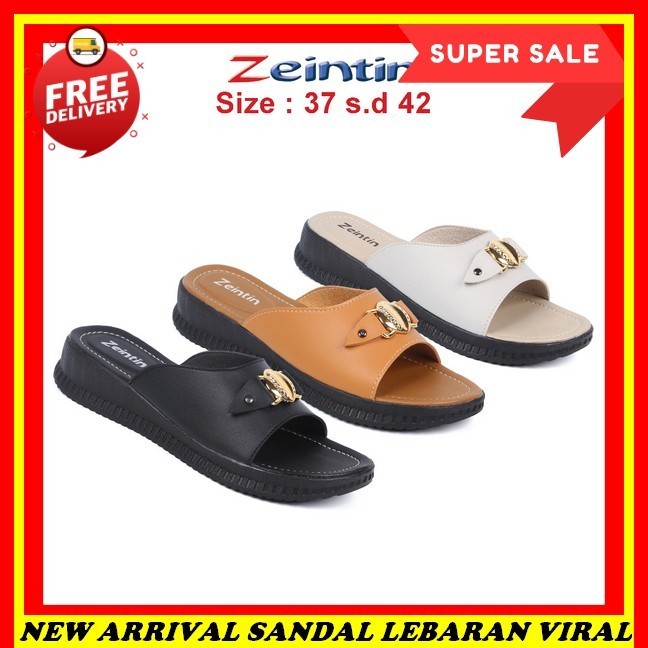 Sandal Ibuibu Kondangan Empuk Sendal Emak Emak Cokltat Kekinian Karet Snadal Keren Kekinian Senda Mo